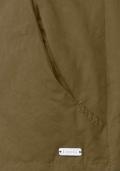 Marken-Jacke mit Webpelz khaki