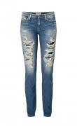 Marken-Jeans blau-used