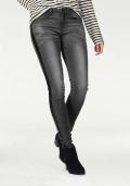 Marken-Jeans mit Pailletten grau 32 inch