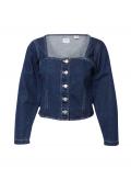 Marken-Jeansbluse indigo-blue