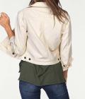 Marken-Jeansjacke ecru