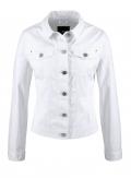 Marken-Jeansjacke weiß