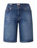 Marken-Jeansshorts blau-used