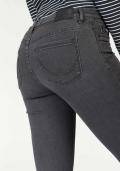 Marken-Jeggings grau 32 inch