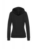 Marken-Kapuzensweatshirt mit Seitenstreifen schwarz