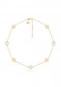 Marken-Kette mit Zirkonia-Kristallen