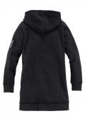 Marken-Kinder-Kapuzensweatshirt schwarz