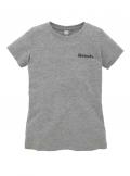 Marken-Kinder-Shirt grau-melange