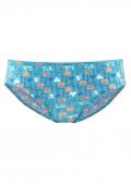 Marken-Kinder-Slip-Set blau-weiß