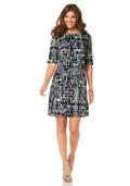 Marken-Kleid blau-bunt