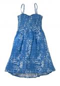 Marken-Kleid blau-weiß Gr. S