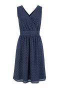 Marken-Kleid marine-bunt