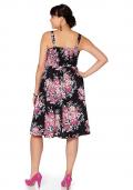 Marken-Kleid schwarz-pink