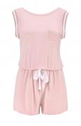 Marken-Kurzoverall rosé
