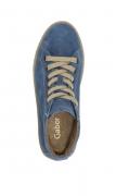 Marken-Leder-High-Top-Sneaker blau