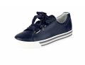 Marken-Leder-Sneaker marine