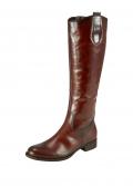 Marken-Lederstiefel cognac