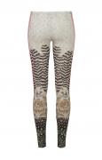 Marken-Leggings grau-bunt