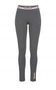 Marken-Leggings grau-melange