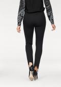 Marken-Leggings schwarz