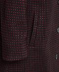 Marken-Mantel schwarz-rot
