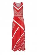 Marken-Maxikleid rot-weiß