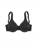Marken-Minimizer-Bügel-BH schwarz