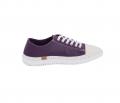 Marken-Nappaleder-Sneaker pflaume