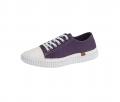 Marken-Nappaleder-Sneaker pflaume