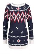 Marken-Norweger-Pullover marine-bunt