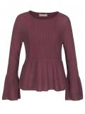 Marken-Pullover beere