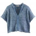 Marken-Pullover blau Gr. M