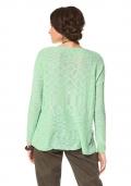 Marken-Pullover mint