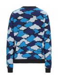 Marken-Pullover mit Pailletten bunt