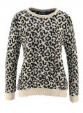 Marken-Pullover mit Pailletten leo