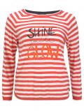 Marken-Pullover orangen-weiß