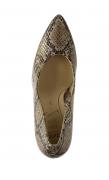 Marken-Pumps taupe-metallic Gr. 40 EU / 6.5 UK