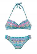 Marken-Push-Up-Bügel-Bikini bunt Gr. 36 B-Cup