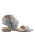 Marken-Sandale grau