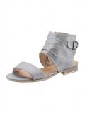 Marken-Sandale grau