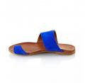 Marken-Sandale royalblau