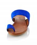Marken-Sandale royalblau