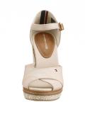 Marken-Sandalette beige