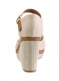 Marken-Sandalette beige