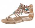 Marken-Sandalette bronzefarben