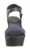 Marken-Sandalette dunkelblau