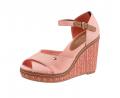 Marken-Sandalette lachsfarben