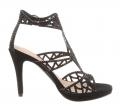 Marken-Sandalette schwarz