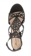 Marken-Sandalette schwarz