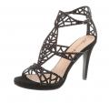 Marken-Sandalette schwarz